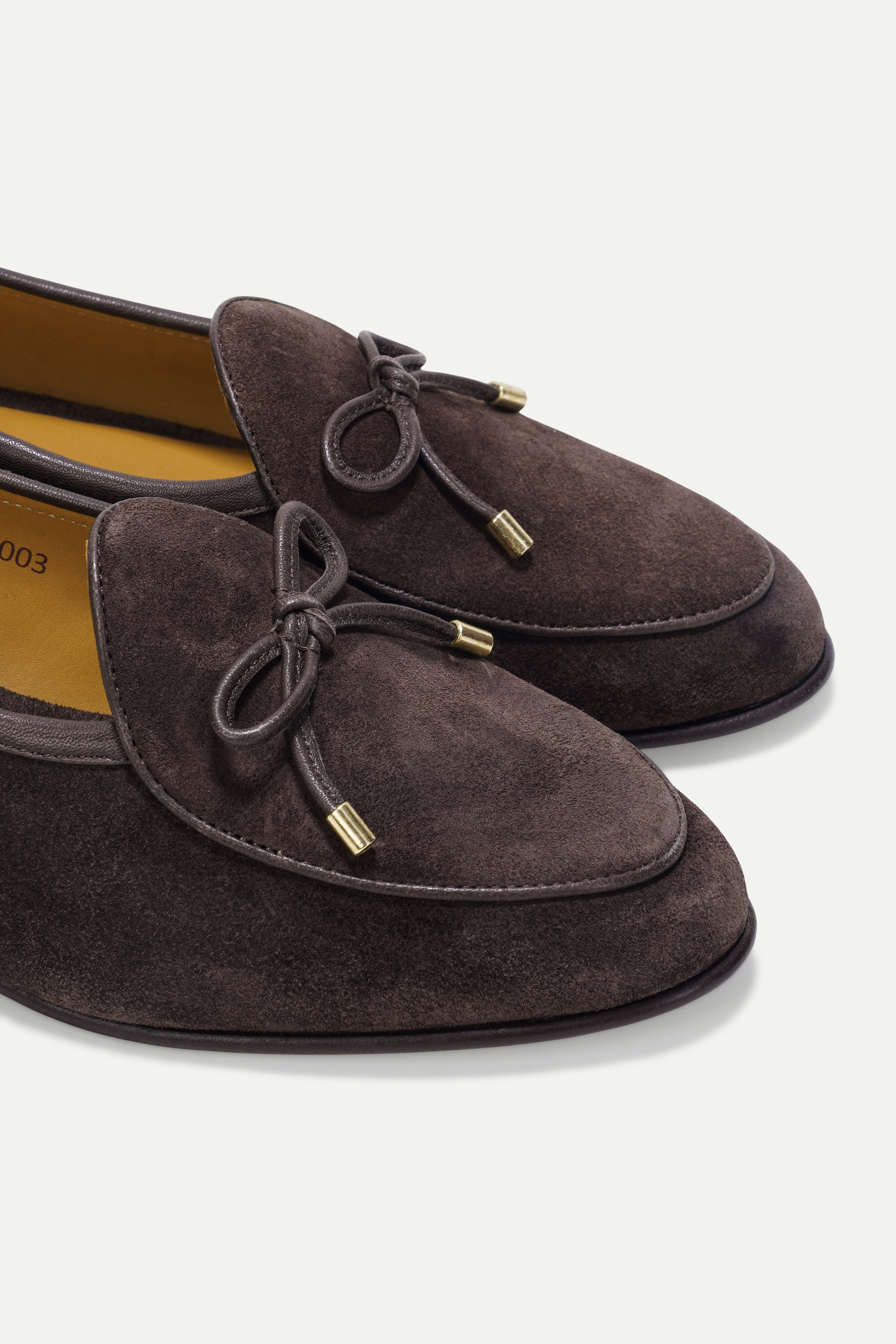 Orion Suede Bow Espresso