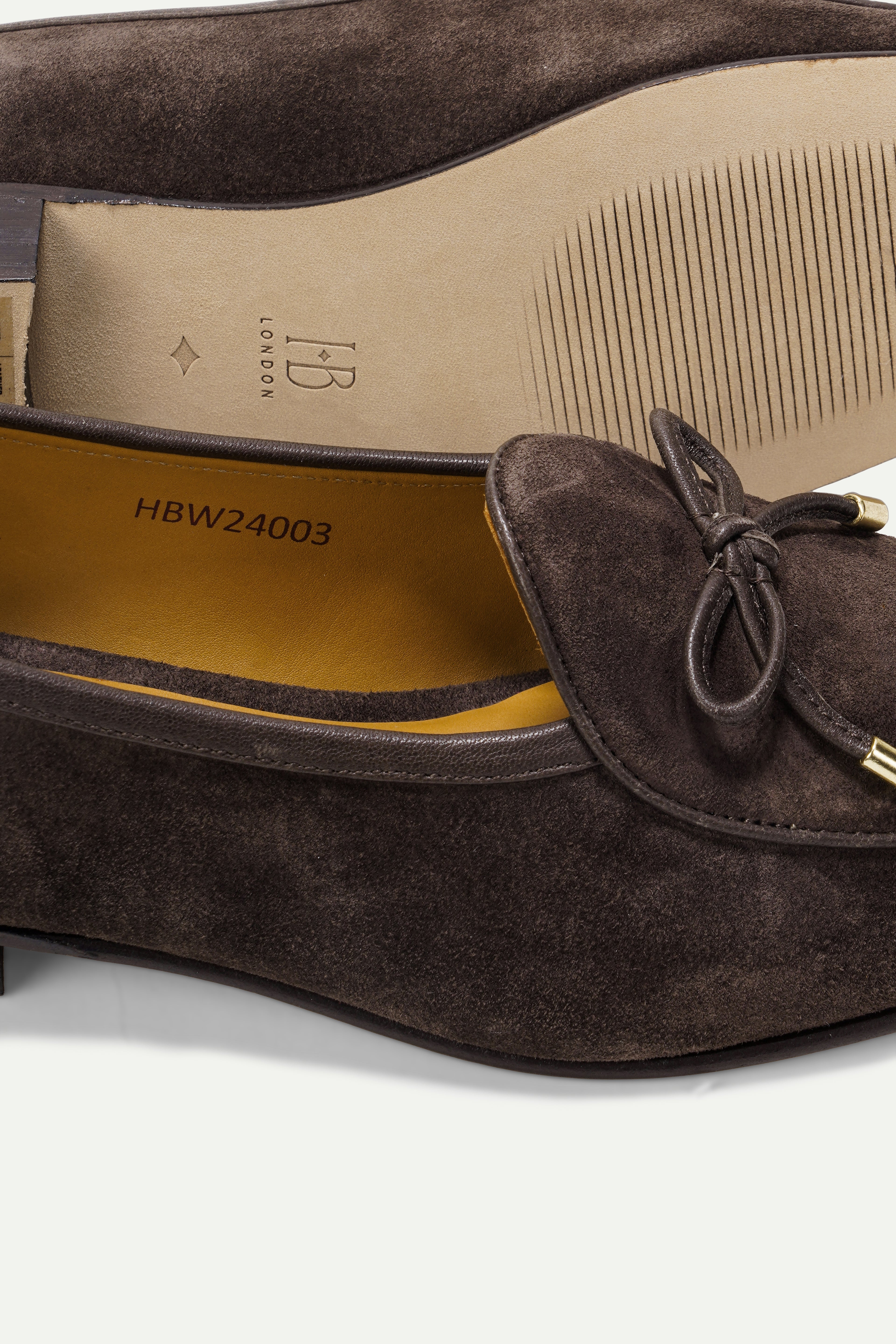 Orion Suede Bow Espresso